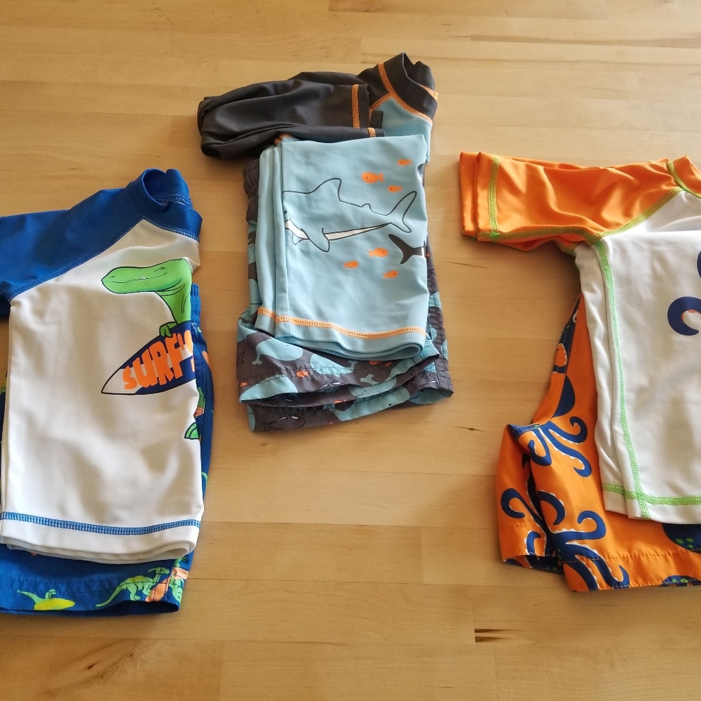 Boys 24mo swim bundle